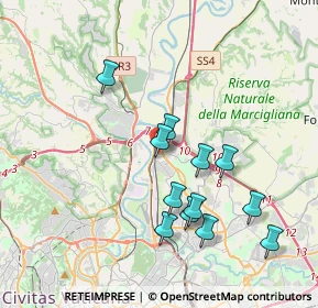 Mappa Via S. Leo, 00138 Roma RM, Italia (3.84667)