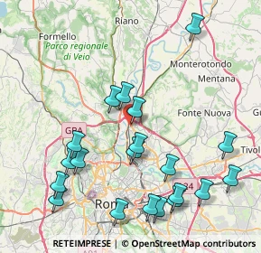 Mappa Via S. Leo, 00138 Roma RM, Italia (9.7575)