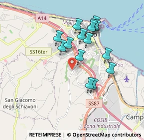 Mappa Via delle Margherite, 86039 Termoli CB, Italia (1.71)