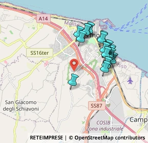 Mappa Via delle Margherite, 86039 Termoli CB, Italia (1.7755)