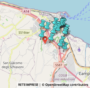 Mappa Via delle Margherite, 86039 Termoli CB, Italia (1.541)