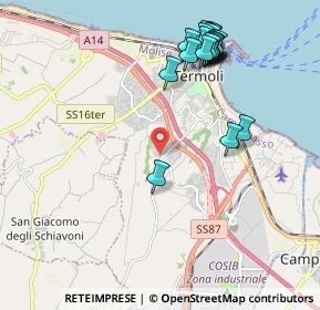 Mappa Via delle Margherite, 86039 Termoli CB, Italia (2.375)