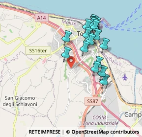 Mappa Via delle Margherite, 86039 Termoli CB, Italia (1.82895)