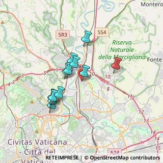 Mappa Via Radicofani, 00138 Roma RM, Italia (3.04667)