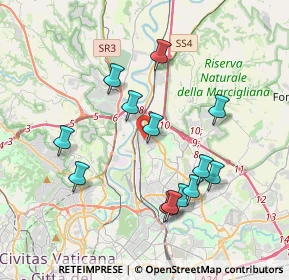 Mappa Via Radicofani, 00138 Roma RM, Italia (3.88923)