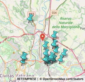 Mappa Via Radicofani, 00138 Roma RM, Italia (4.2575)