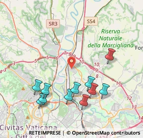 Mappa Via Radicofani, 00138 Roma RM, Italia (4.57909)