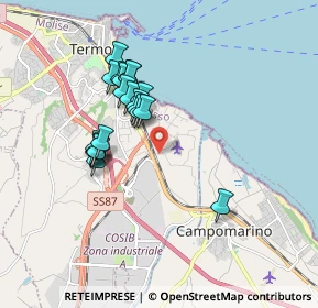 Mappa Via Marinelle, 86039 Termoli CB, Italia (1.6155)