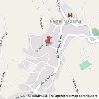 Mappa Via Sant'Agostino, 00024 Castel Madama RM, Italia, 00024 Castel Madama, Roma (Lazio)