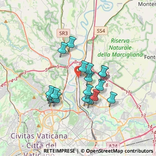 Mappa Via San Massimiliano Kolbe, 00138 Roma RM, Italia (3.22889)
