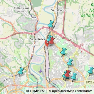 Mappa Via San Massimiliano Kolbe, 00138 Roma RM, Italia (2.81455)