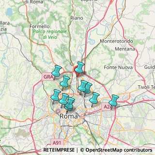 Mappa Via San Massimiliano Kolbe, 00138 Roma RM, Italia (6.66273)