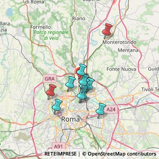 Mappa Via San Massimiliano Kolbe, 00138 Roma RM, Italia (5.78273)