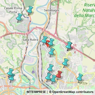 Mappa Via Laterina, 00138 Roma RM, Italia (2.80867)