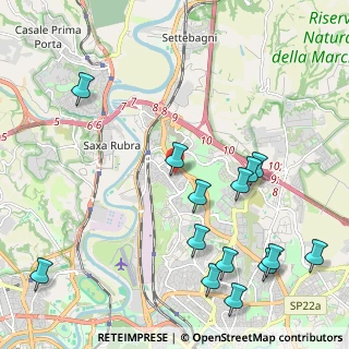 Mappa Via Laterina, 00138 Roma RM, Italia (2.79214)