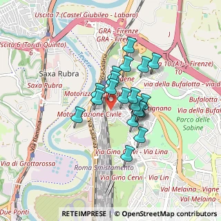 Mappa Via S. Gimignano, 00138 Roma RM, Italia (0.6265)