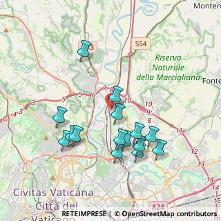 Mappa Via S. Gimignano, 00138 Roma RM, Italia (3.93267)