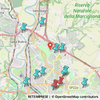 Mappa Via Dolores Palumbo, 00138 Roma RM, Italia (2.84692)
