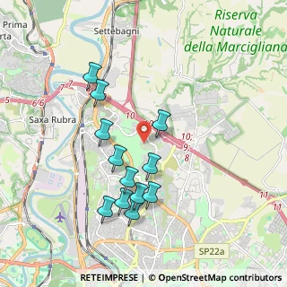 Mappa Via Dolores Palumbo, 00138 Roma RM, Italia (1.90333)
