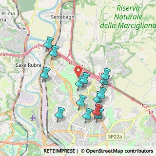Mappa Via Dolores Palumbo, 00138 Roma RM, Italia (1.96643)
