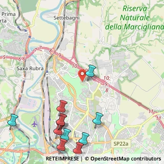 Mappa Via Dolores Palumbo, 00138 Roma RM, Italia (3.31667)