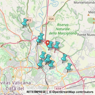 Mappa Via Dolores Palumbo, 00138 Roma RM, Italia (3.36833)