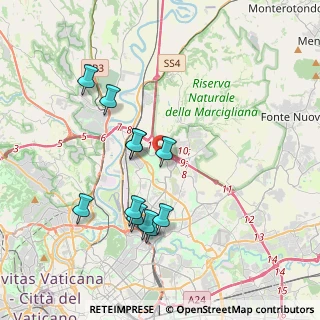 Mappa Via Dolores Palumbo, 00138 Roma RM, Italia (3.82455)