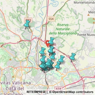Mappa Via Dolores Palumbo, 00138 Roma RM, Italia (3.76778)