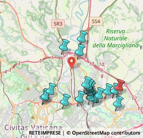 Mappa Via di Francia Annibale Maria, 00138 Roma RM, Italia (4.3075)