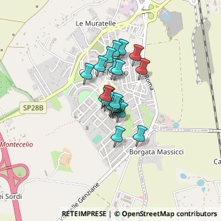 Mappa Via Girasoli, 00012 Guidonia Montecelio RM (0.266)