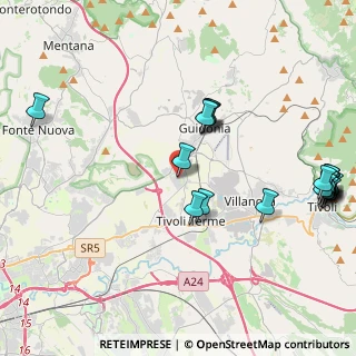 Mappa Via Girasoli, 00012 Guidonia Montecelio RM (5.499)