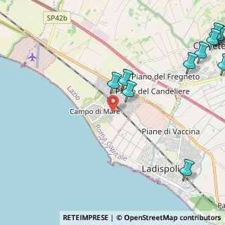 Mappa Via delle Peonie, 00052 Cerveteri RM, Italia (3.41818)