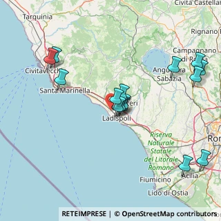 Mappa Via delle Peonie, 00052 Cerveteri RM, Italia (17.46667)