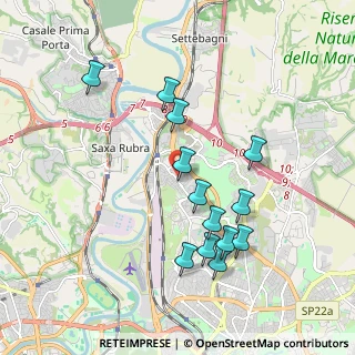 Mappa Via Chitignano, 00138 Roma RM, Italia (1.95923)