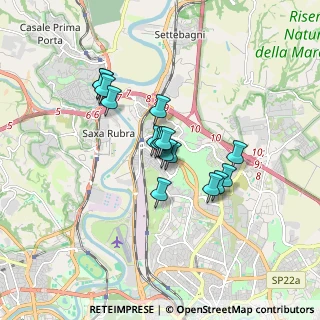 Mappa Via Chitignano, 00138 Roma RM, Italia (1.27813)