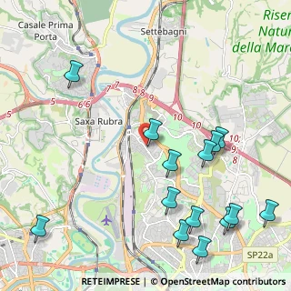 Mappa Via Chitignano, 00138 Roma RM, Italia (2.85143)