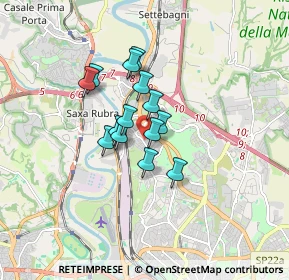 Mappa Via Chitignano, 00138 Roma RM, Italia (1.175)