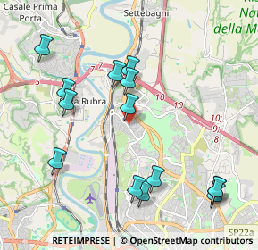 Mappa Via Chitignano, 00138 Roma RM, Italia (2.35786)