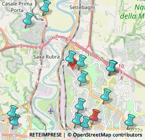 Mappa Via Chitignano, 00138 Roma RM, Italia (2.82533)