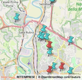 Mappa Via Chitignano, 00138 Roma RM, Italia (2.36071)