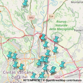 Mappa Via Chitignano, 00138 Roma RM, Italia (6.278)