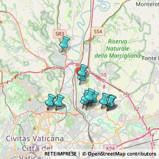 Mappa Via Chitignano, 00138 Roma RM, Italia (3.675)