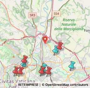Mappa Via Chitignano, 00138 Roma RM, Italia (5.70818)