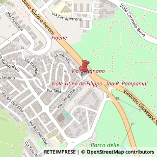 Mappa Via Ortignano, 57, 00138 Roma, Roma (Lazio)