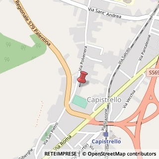 Mappa Via Polveriera, 4A, 67053 Capistrello, L'Aquila (Abruzzo)