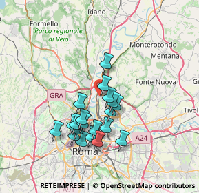 Mappa Via Sestino, 00138 Roma RM, Italia (6.6325)