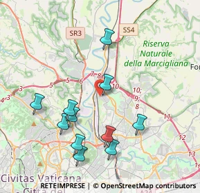 Mappa Via Sestino, 00138 Roma RM, Italia (4.25182)