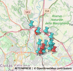 Mappa Via Sestino, 00138 Roma RM, Italia (3.59333)