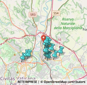 Mappa Via Terricciola, 00138 Roma RM, Italia (3.01385)