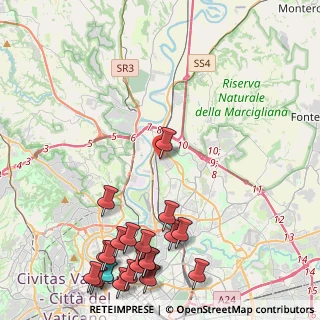Mappa Via Terricciola, 00138 Roma RM, Italia (6.427)